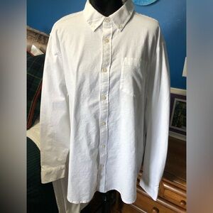 GAP White Casual Cotton Button Down Shirt Sz. XXL